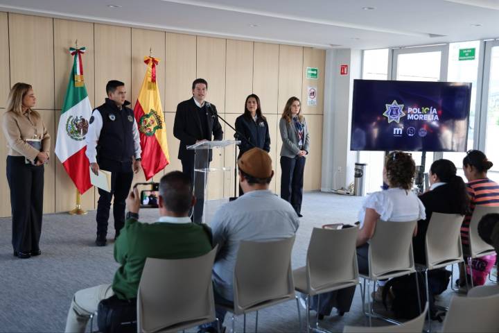 Avanza construcción de La Paz y fortalecimiento de la seguridad en Morelia: Alfonso Martínez