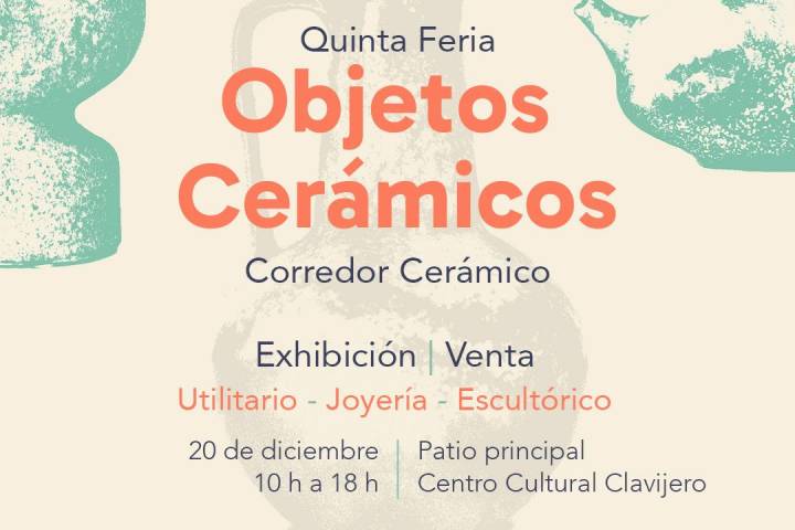 La Feria de Objetos Cerámicos te espera en Clavijero para que elijas tus regalos: Secum