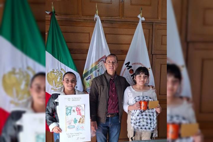 Reconoce Julio César Conejo Alejos talento infantil en concurso "México a través de mi Bandera"