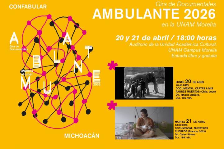 Llega la Gira de cine documental Ambulante a la UNAM Campus Morelia