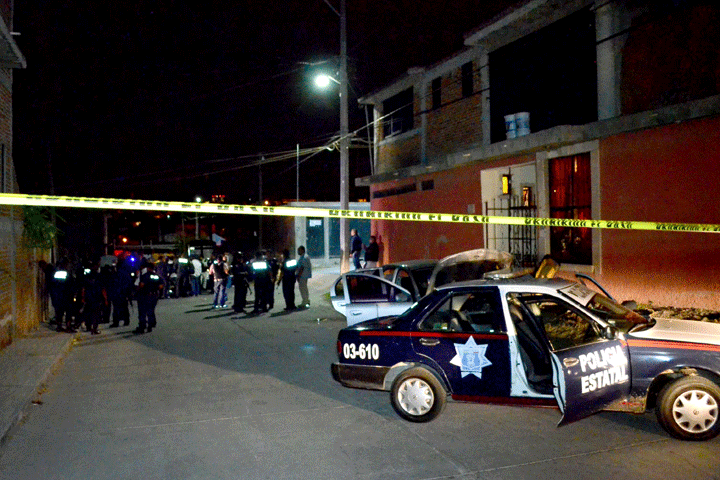 Balacera entre policías deja dos muertos en Morelia