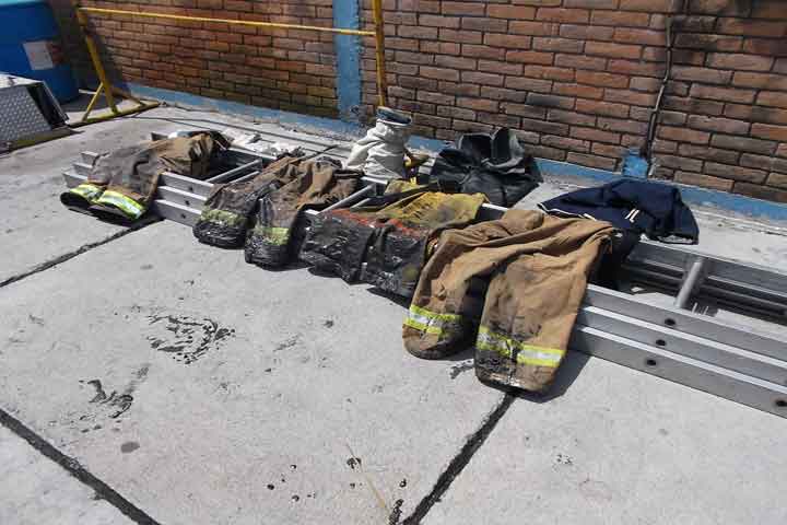 Pierden equipo bomberos voluntarios, luego de atender incendio en la fábrica "Pinosa"